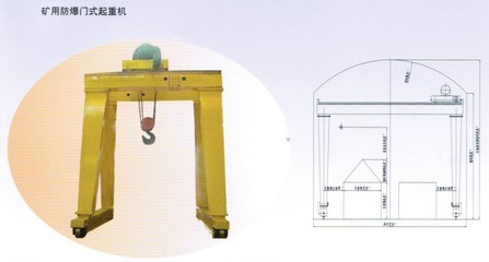 【礦用防爆門式起重機(jī)】?jī)r(jià)格,廠家,圖片,其他工程機(jī)械,河南省黃河防爆起重機(jī)-